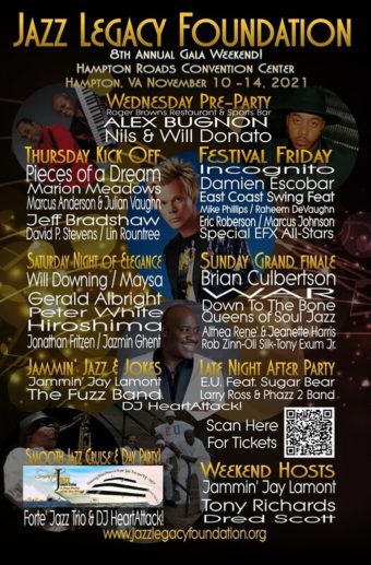 8th Annual Jazz Legacy Foundation Gala Weekend - Visit Hampton, VA ...