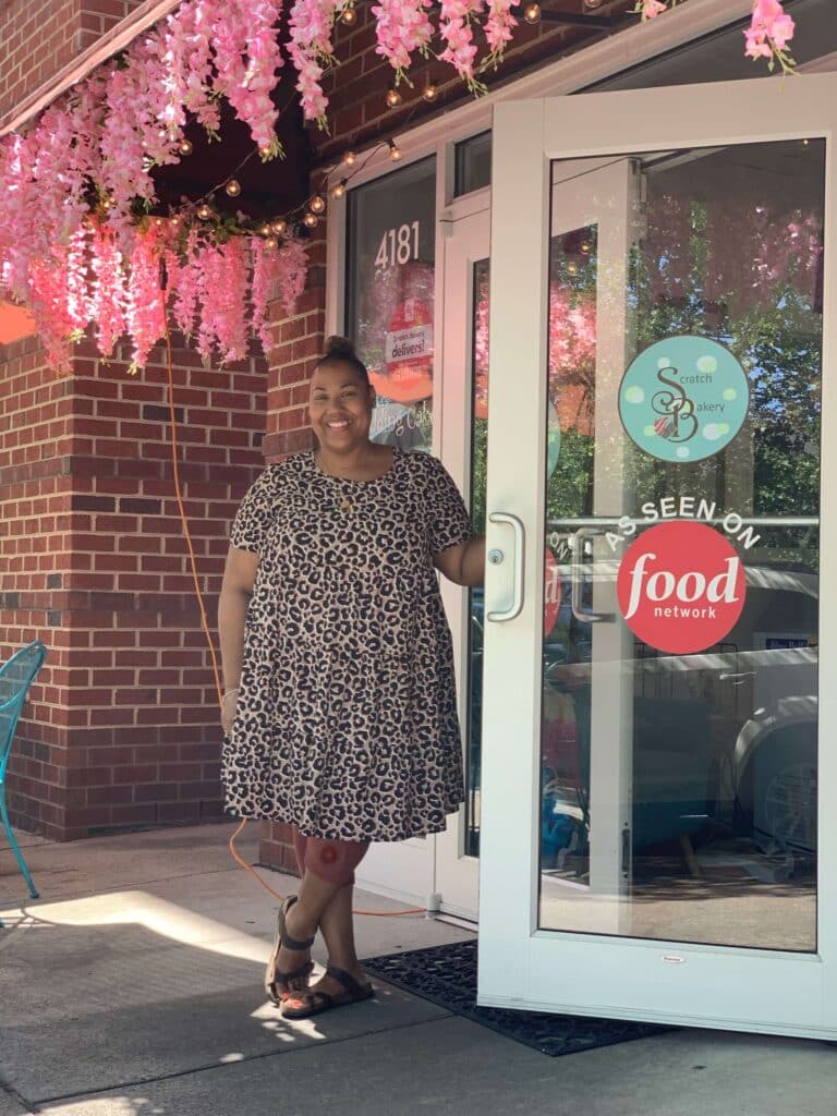 Lashonda Sanford, owner of Scratch Bakery