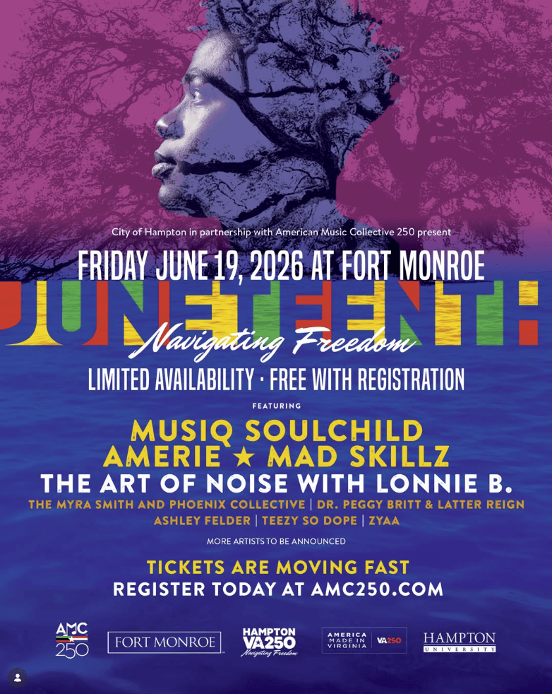 Navigating Freedom: Celebrate Juneteenth & Hampton VA250 Sail