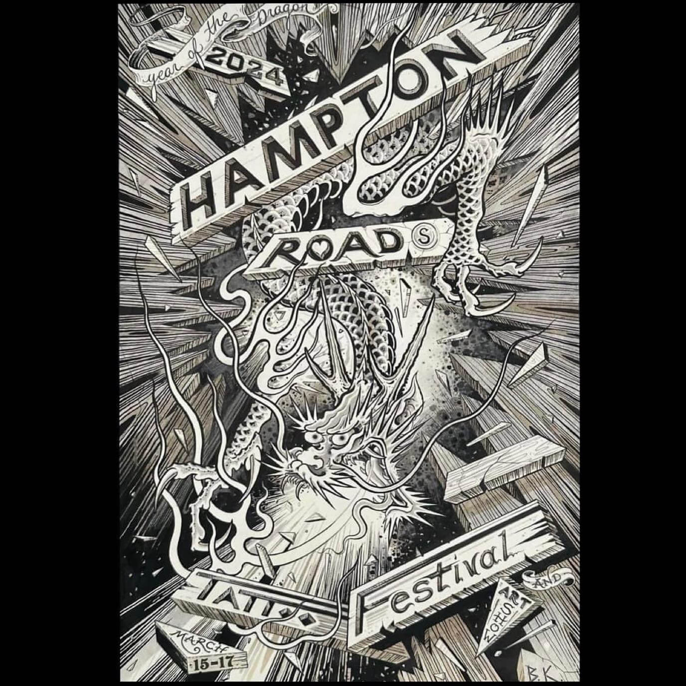 Hampton Roads Tattoo Festival March 15-17, 2024