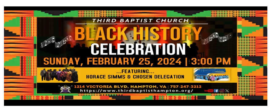 black history month choral concert on Sunday, February 25, 2024